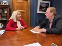 Plyer and Anderson Plyer and Anderson meet on capitol hill